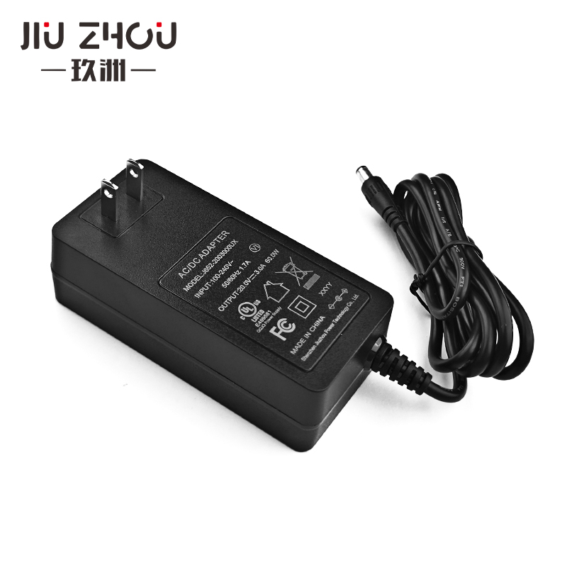 US Standard 12V5A/24V3A/15V4A/19V3.42A/24V2.5A/12V6A/72W Power Adapter Series (Plug-in & Desktop Models)