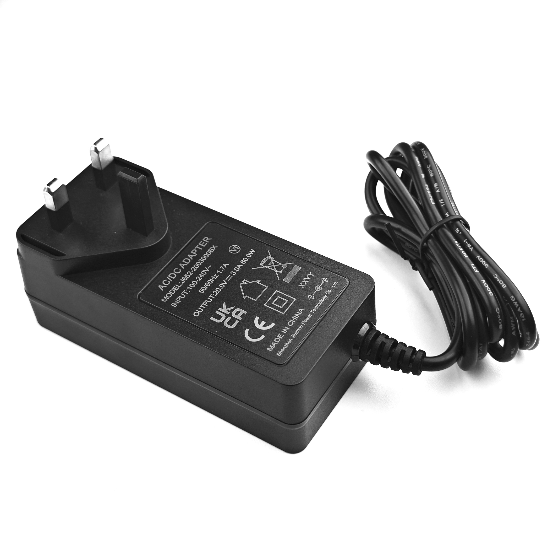 UK Standard 12V5A/24V3A/15V4A/19V3.42A/24V2.5A/12V6A/72W Power Adapter Series (Plug-in & Desktop Models)