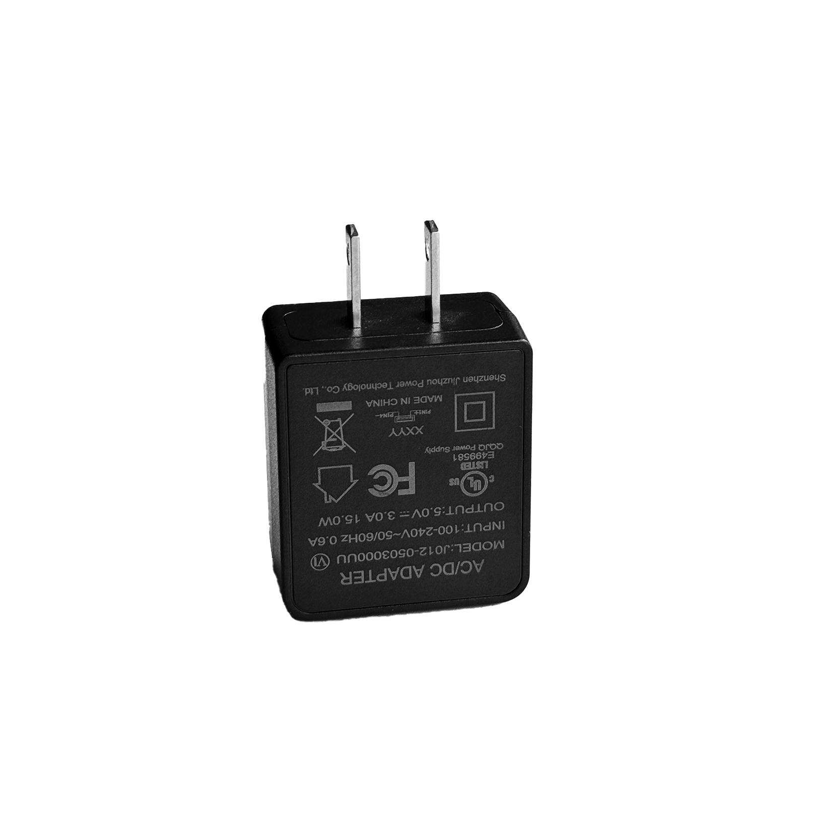 US Standard 5V2A/5V1A/12V1A/5V3A/15W USB Power Adapter (USB & Cabled Models)