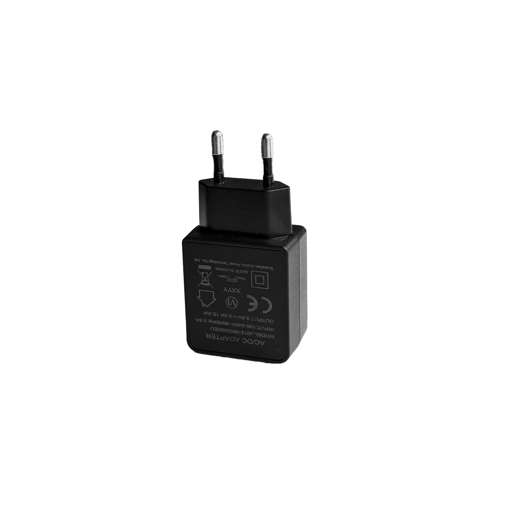 EU Standard 5V2A/5V1A/12V1A/5V3A/15W USB Power Adapter (USB & Cabled Models)