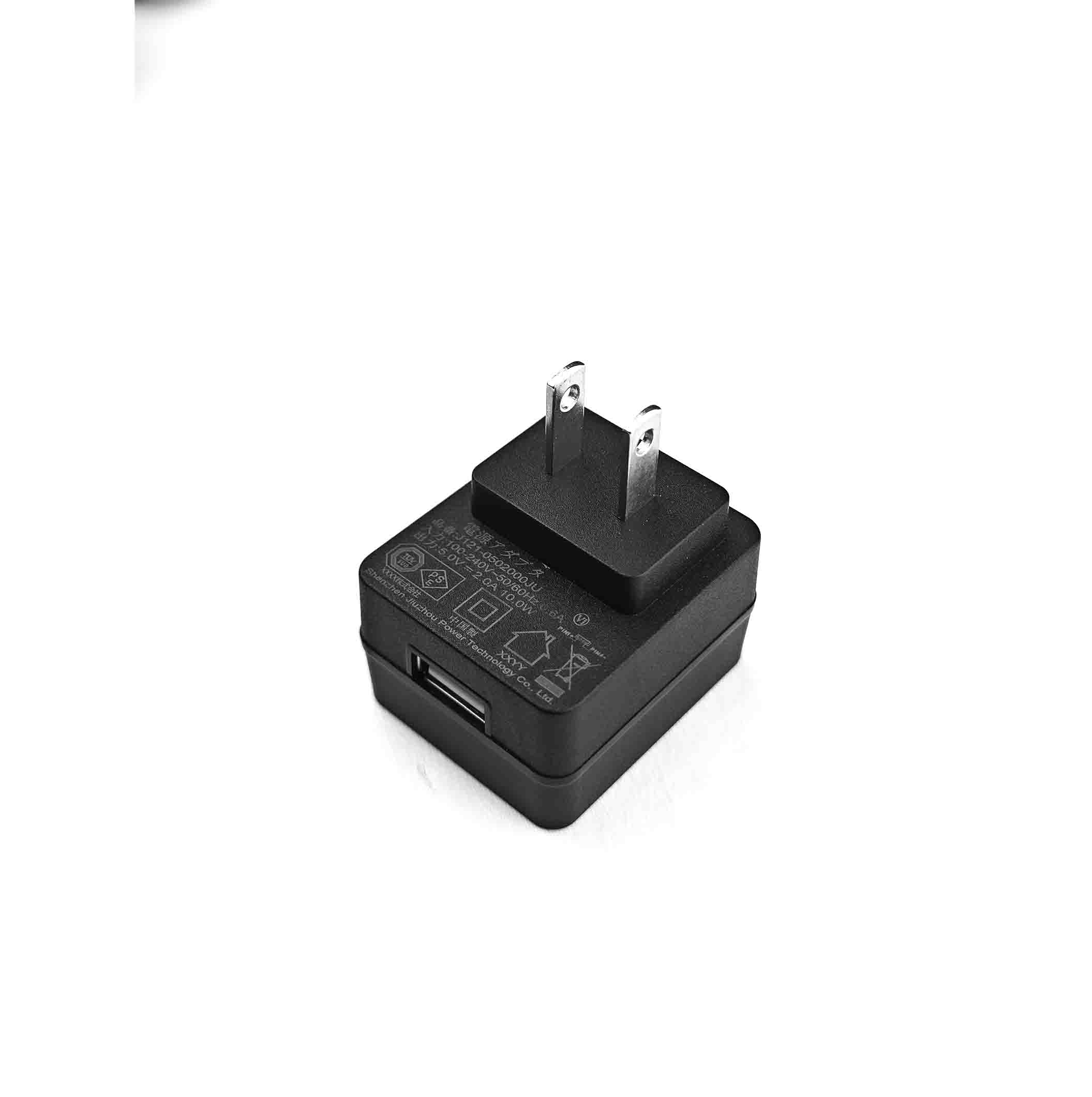 Japanese Standard 5V2A/5V1A/12V1A/5V1.5A/12W USB Power Adapter (USB & Cabled Models)